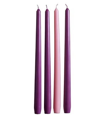 Advent Candles TAPER Set