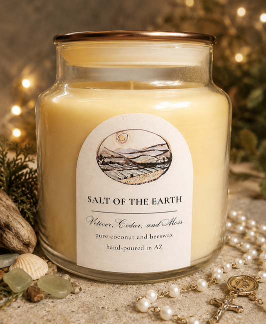 SALT OF THE EARTH Moss, Santal, and Creme