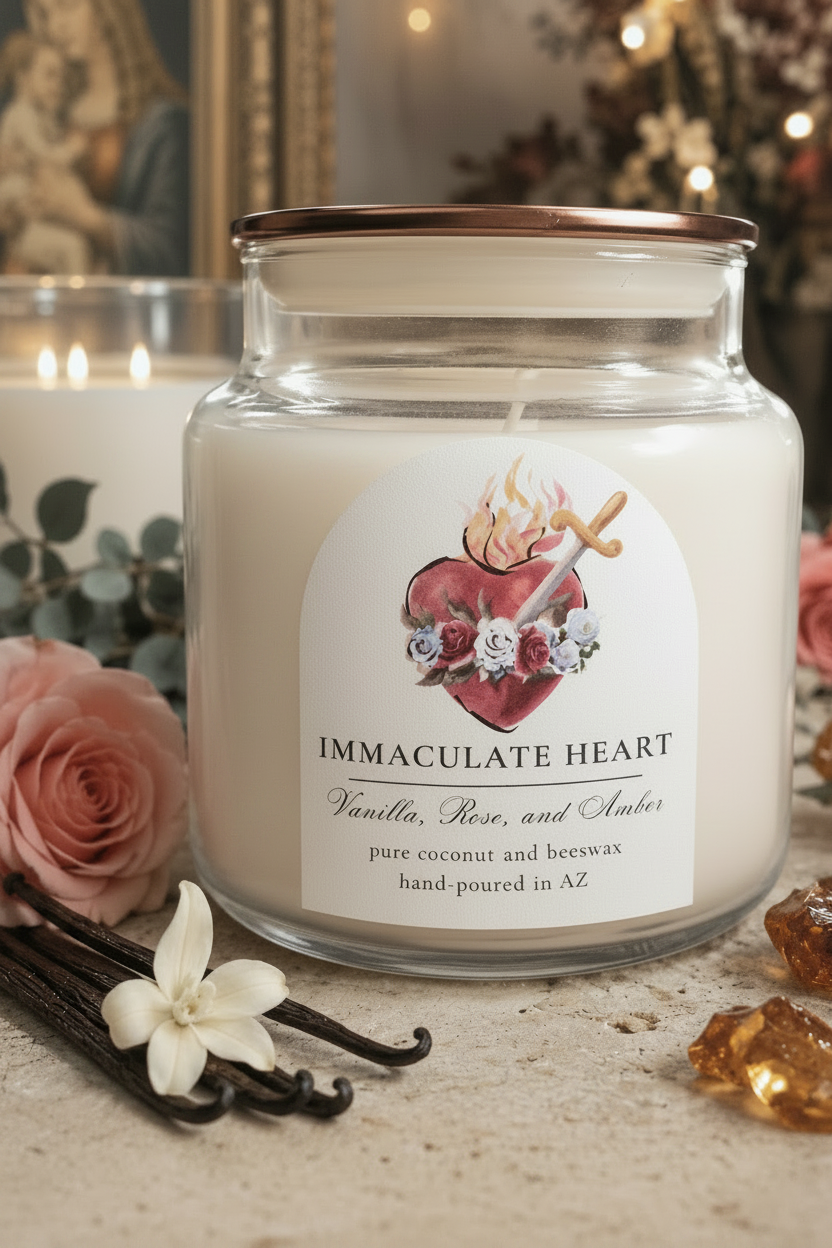 IMMACULATE HEART Rose, Amber, and Vanilla