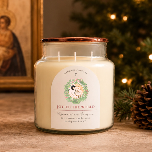 JOY TO THE WORLD Peppermint and Christmas Tree