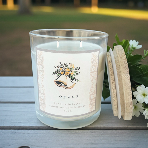 JOYOUS Orange Blossom, Double-Wicked Candle