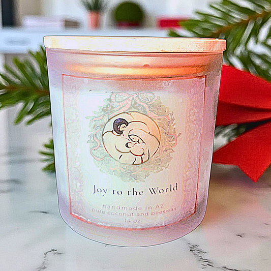 Joy to the World Triple-Wicked Scented Candle