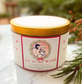 Joy to the World Double-Wicked Gold Tin Scented Candle