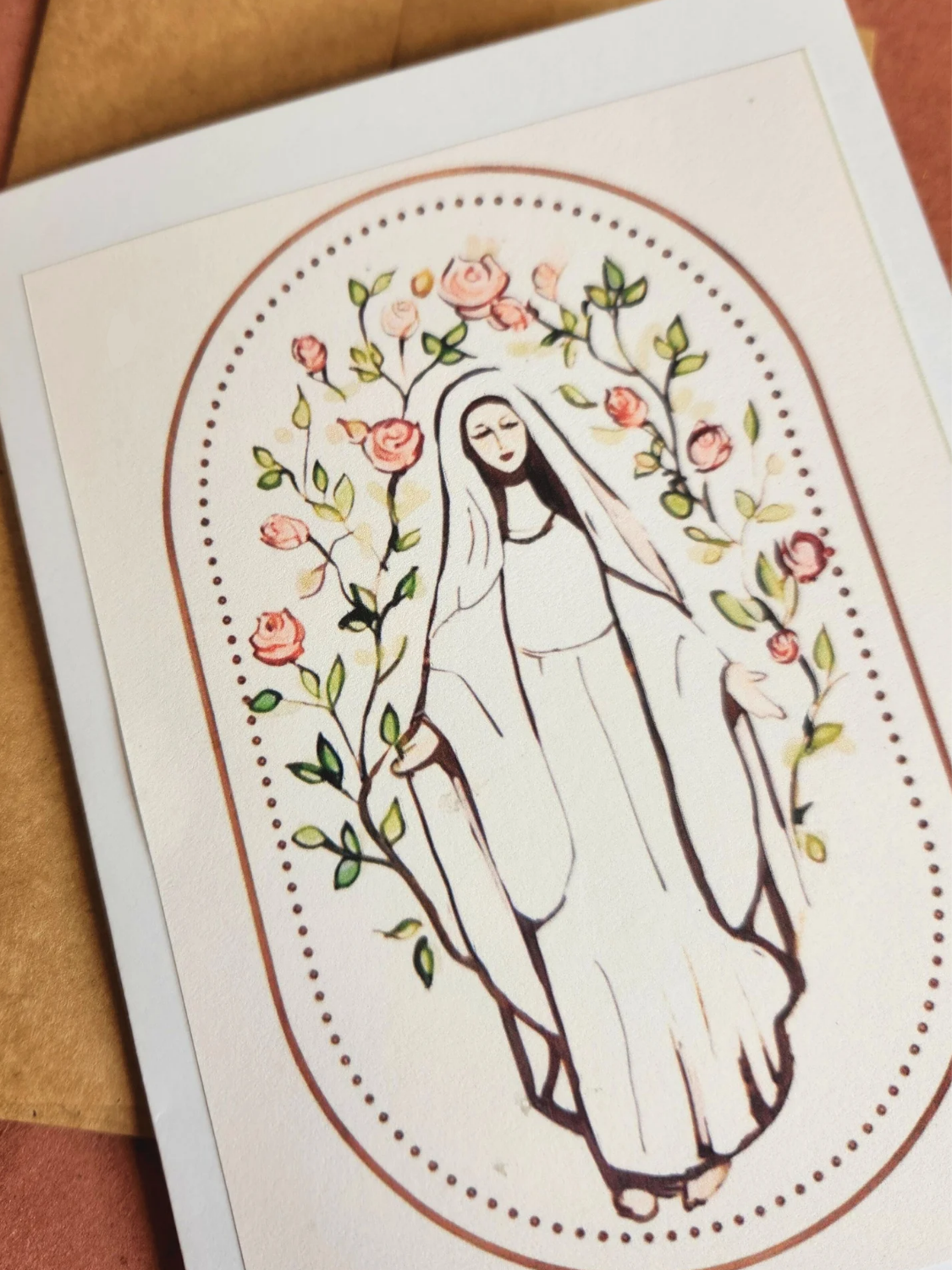 Handmade Religious Notecards:  5x7, Set of 6