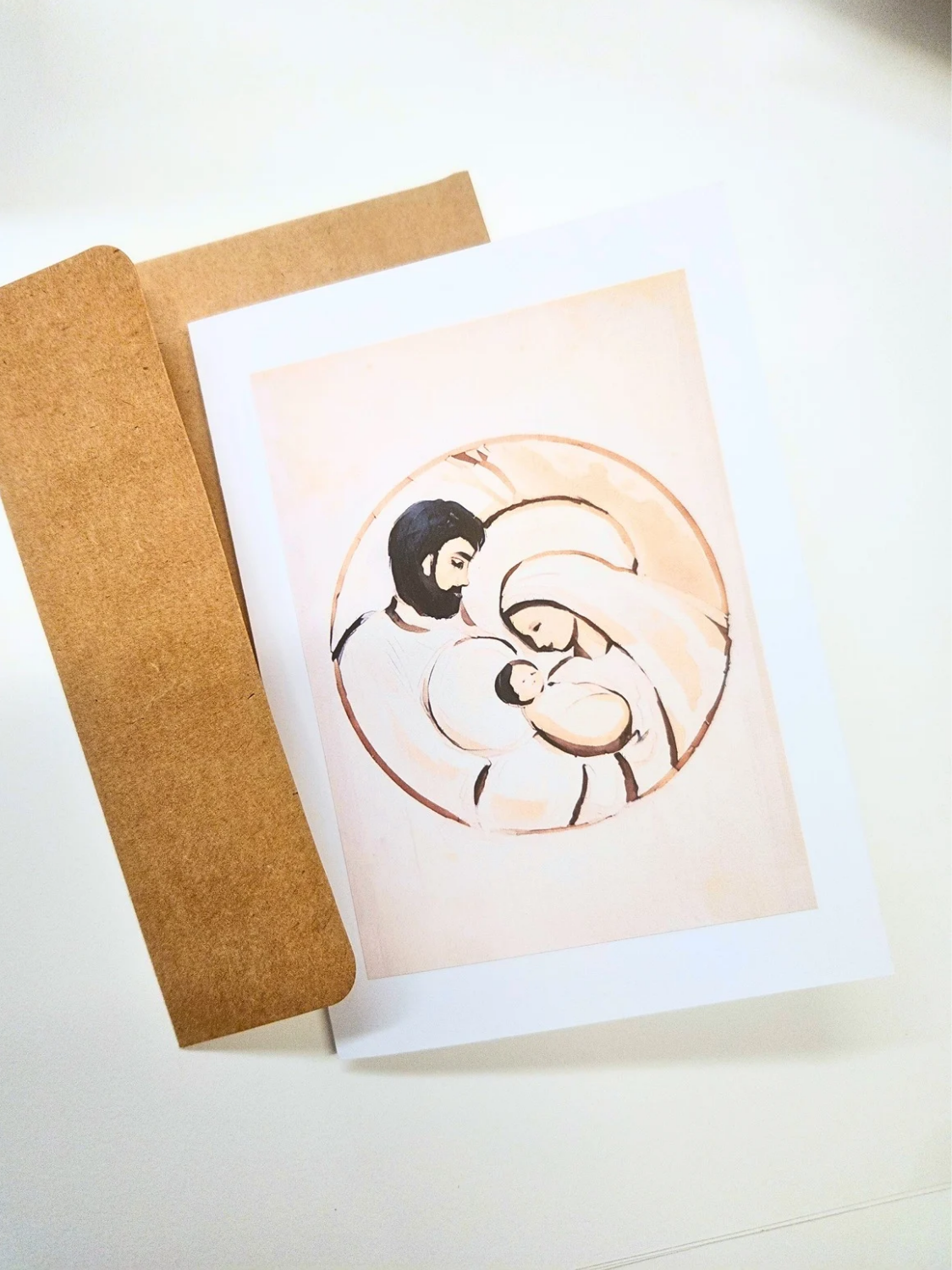 Handmade Religious Notecards:  5x7, Set of 6