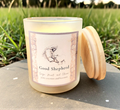 GOOD SHEPHERD Sage Mint and Clover Fresh Herbal Beeswax Christian Candle: Large Double-Wick Jar Candle