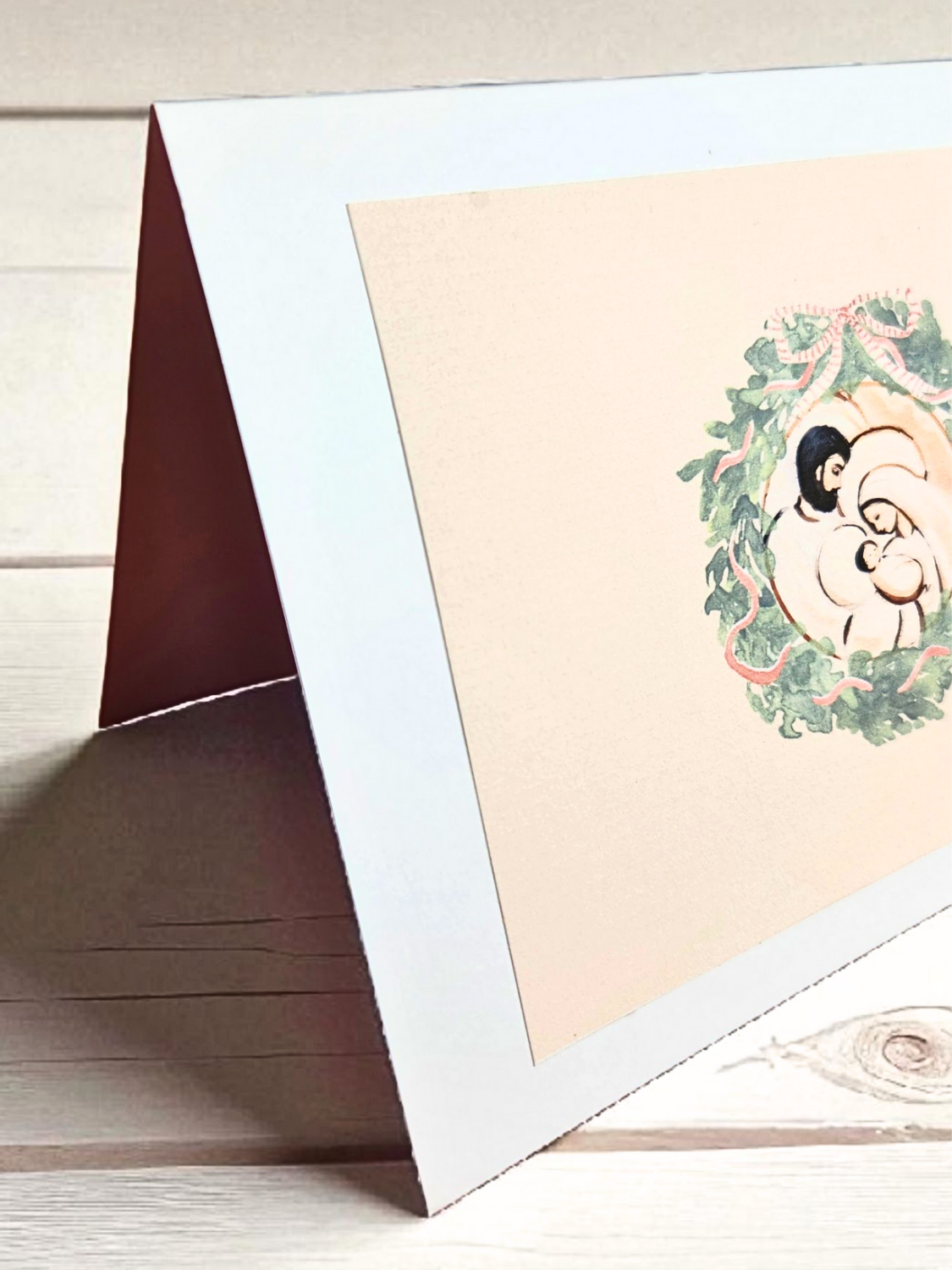 Handmade Christmas Notecards:  5x7, Set of 12