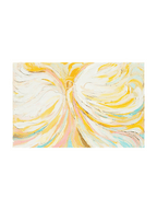 Angel contemporary watercolor print, unframed large, 24x18
