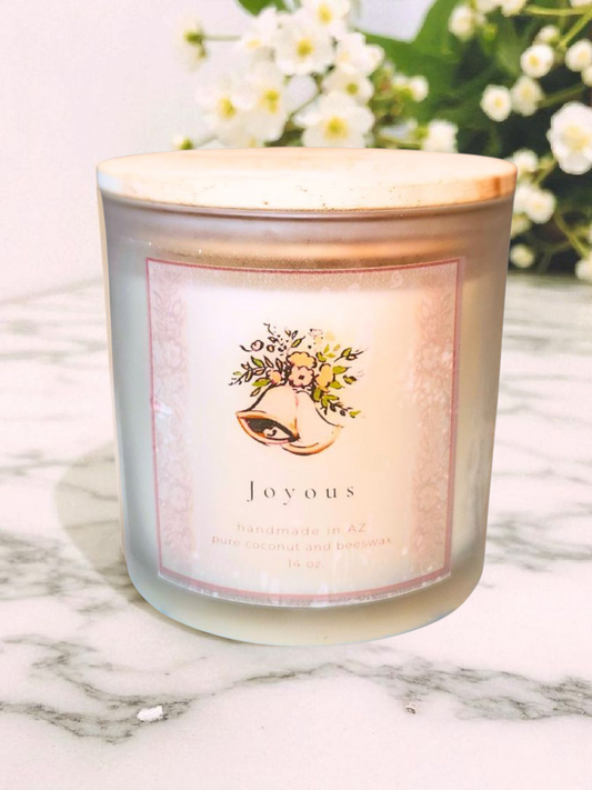 Joyous Triple-Wicked Scented Candle