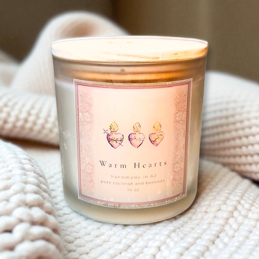Warm Hearts Triple-Wicked Scented Candle